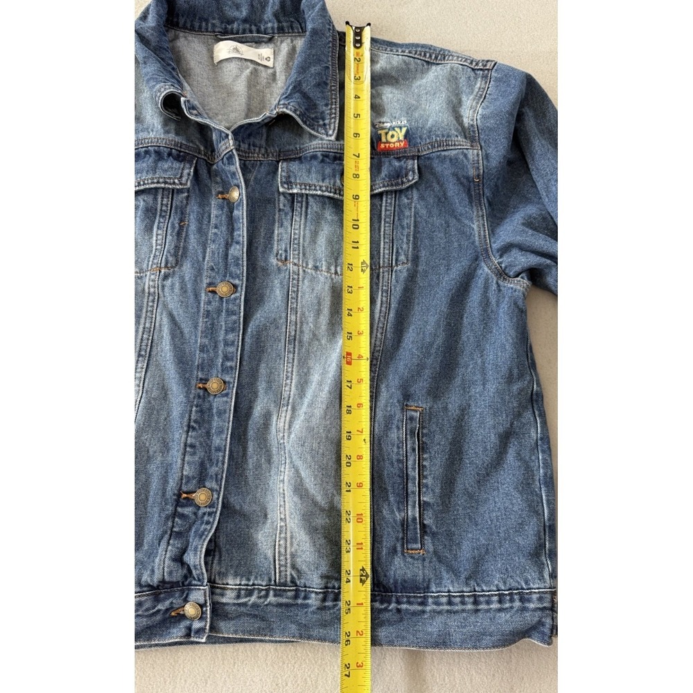 Disney Store Toy Story 25th Anniversary Denim Embroidered Trucker Jacket Sz XXL - Picture 10 of 16